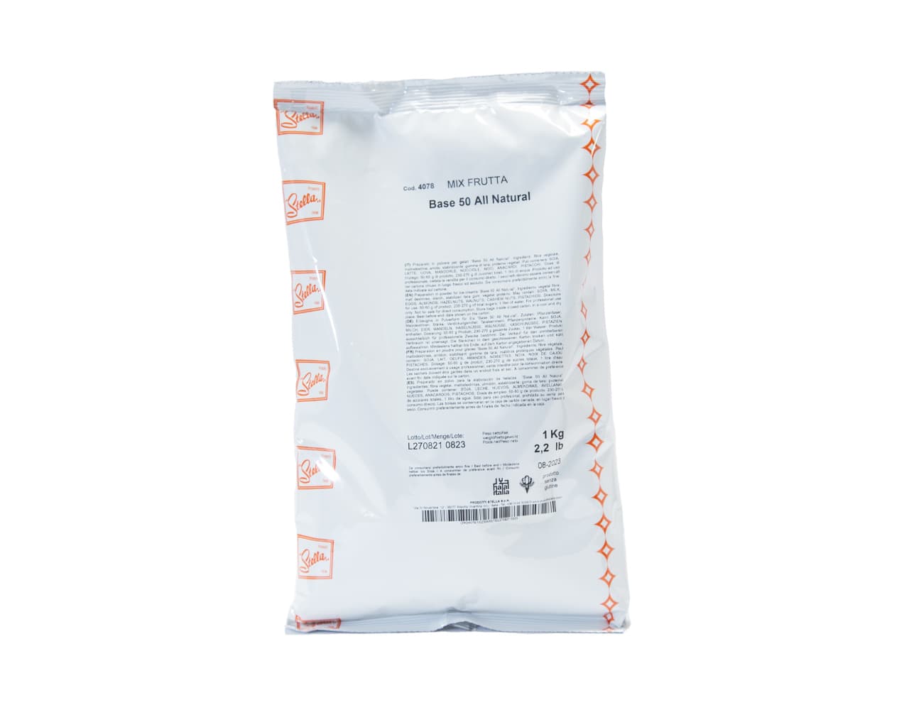 BASE 50 ALL NATURAL - HELADOS DE FRUTA 1 Kg