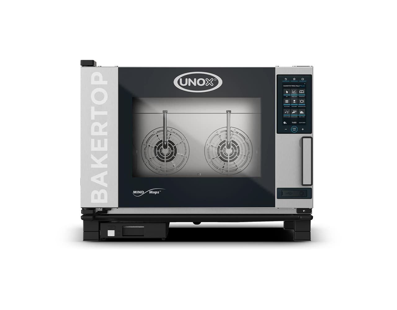 Horno Unox combinado eléctrico trifásico Bakertop MIND.Maps™ PLUS 4 bandejas