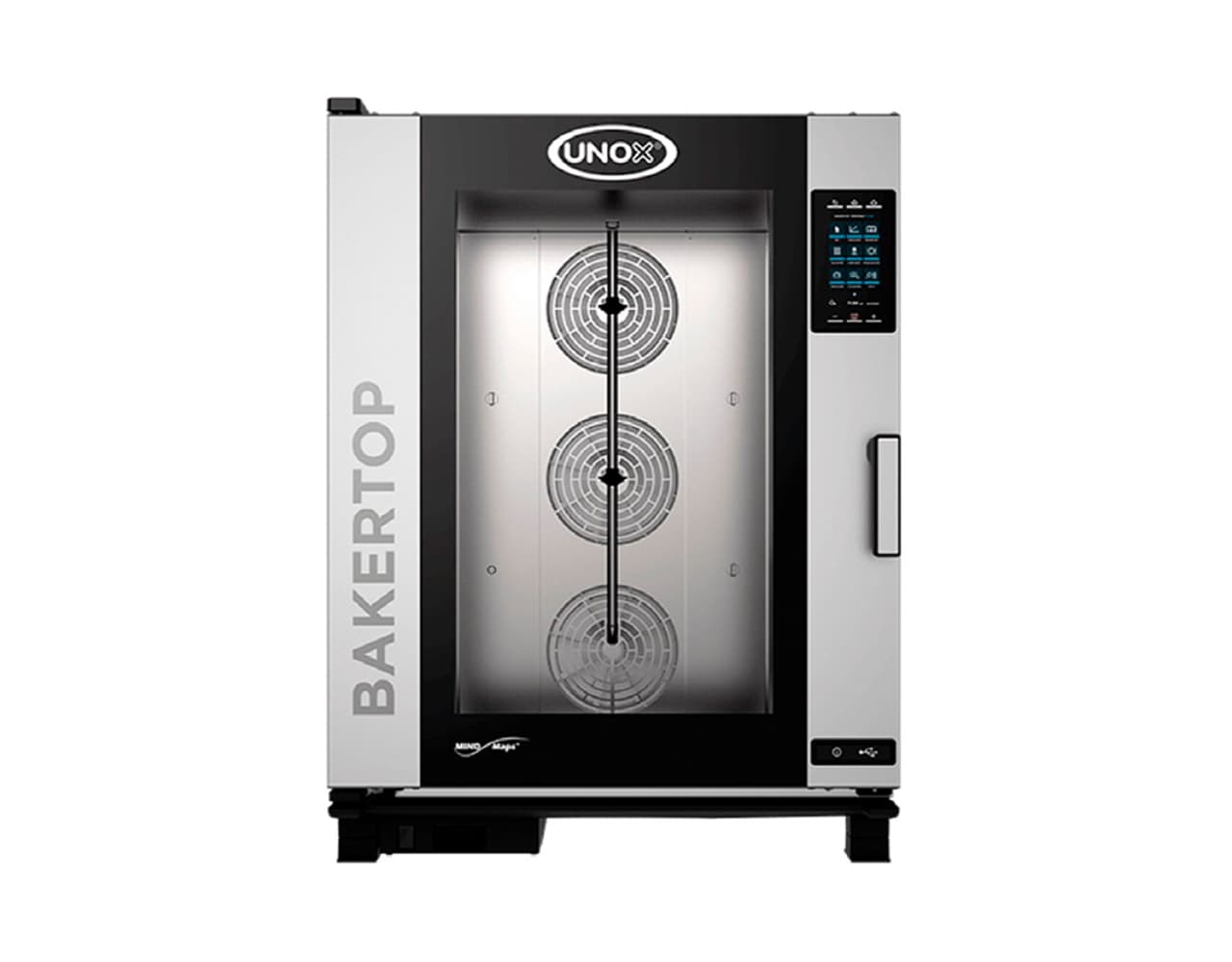 Horno Unox combinado a gas Bakertop MIND.Maps™ PLUS 10 bandejas