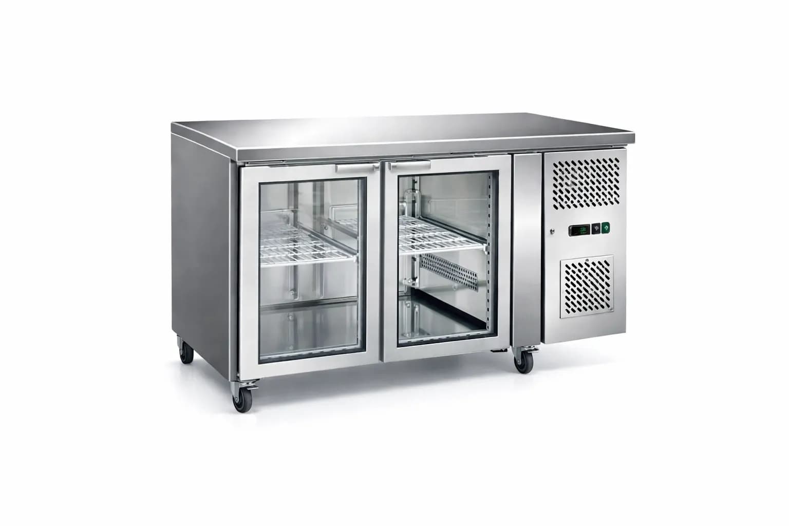 Mesón refrigerado Hudson 2 puertas 314 litros