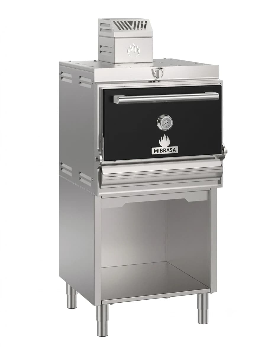 HORNO A CARBÓN CON ARMARIO BAJO 75 COMENSALES + FILTRO DISIPADOR