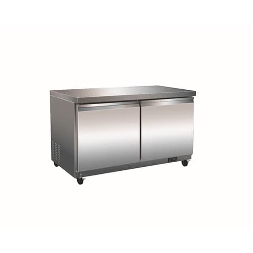 Mesón refrigerado sin respaldo 60" pulgadas Hudson 2 puertas 454 litros